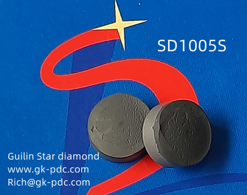Поликристаллический персик ODM OEM резцов диаманта SD1105 сформированный для буровых наконечников