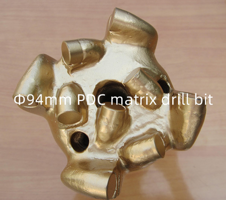 буровой наконечник тела PDC матрицы 94mm для сверлить крепко сломленные истирательные утесы