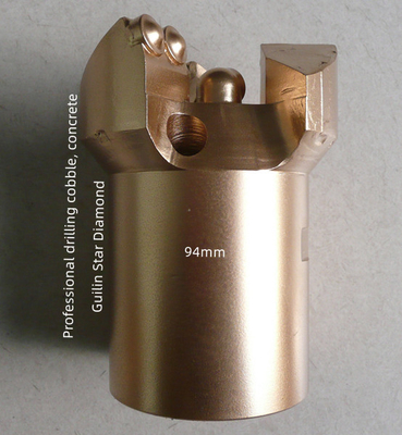Буровой наконечник 96mm сертификата ISO9001 вогнутый с резцами PDC