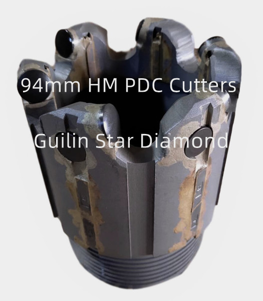 Диаметр битов пустотелого сверла 96mm OEM PDC для исследования ресурса
